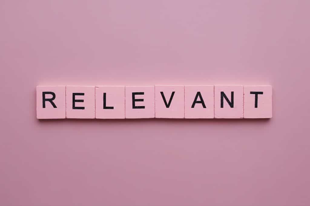 Pink background with 'relatable' in block letters, ideal for SEO strategies and optimization tips.